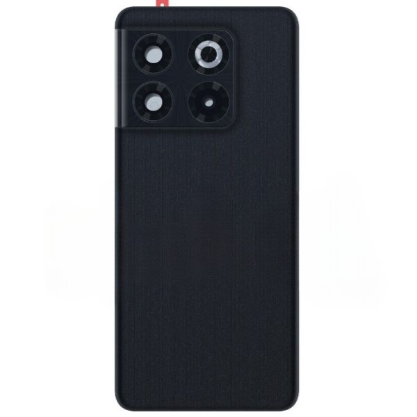 Back Glass Panel for Oneplus 10T 5G Black with Camera Lens